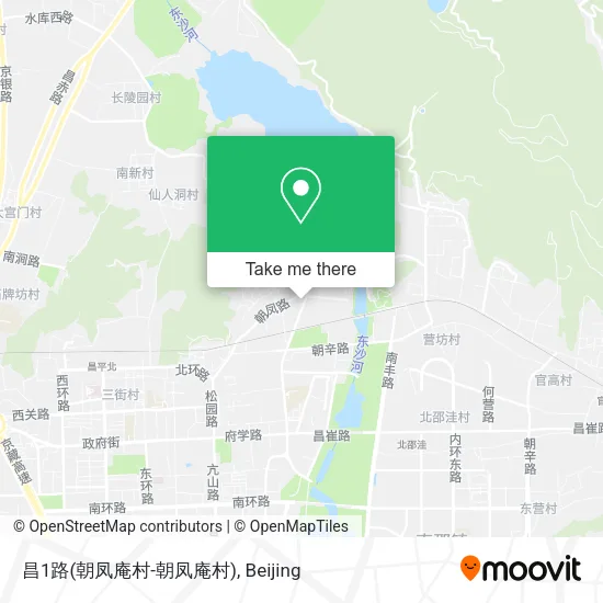 昌1路(朝凤庵村-朝凤庵村) map