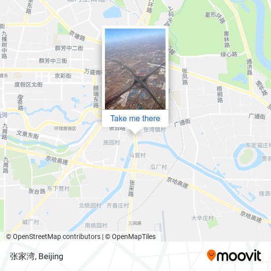 张家湾 map