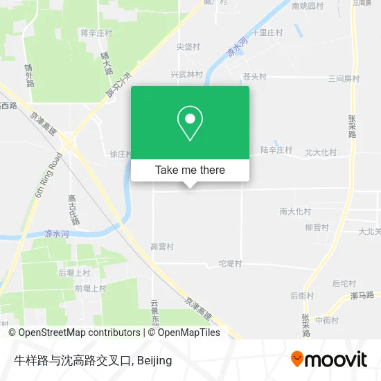牛样路与沈高路交叉口 map