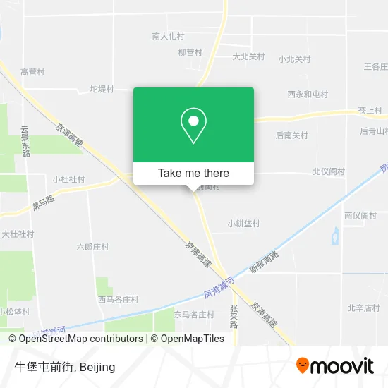 牛堡屯前街 map