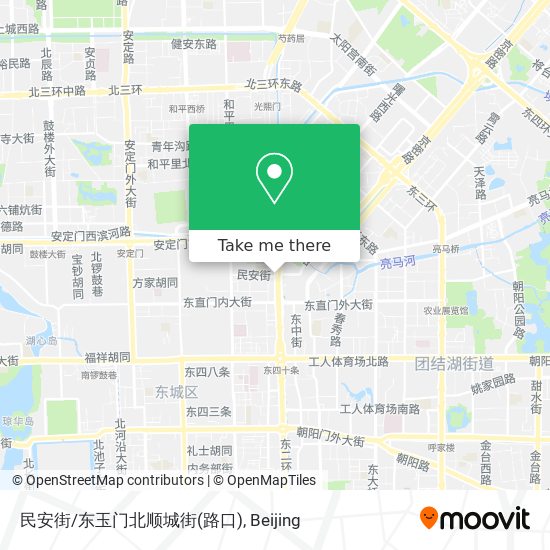 民安街/东玉门北顺城街(路口) map
