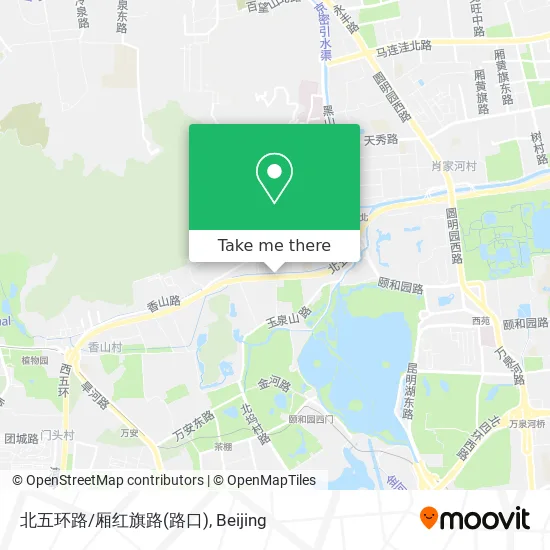 北五环路/厢红旗路(路口) map