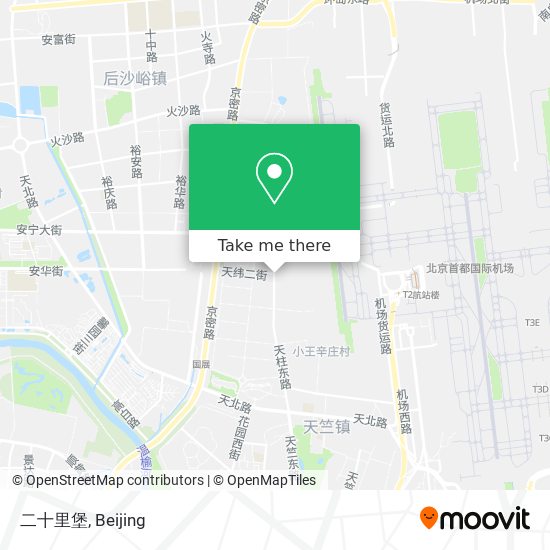 二十里堡 map