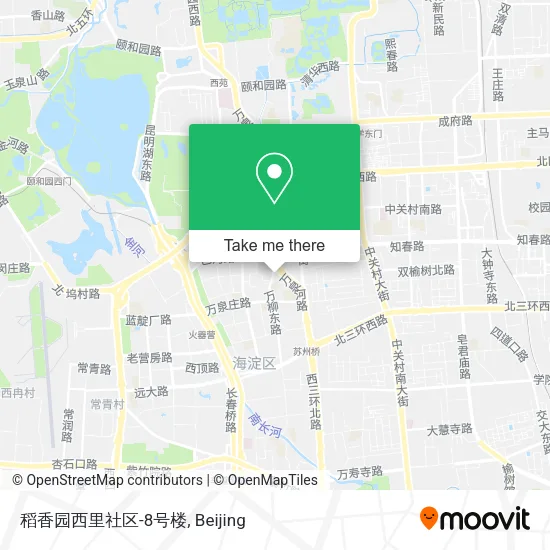 稻香园西里社区-8号楼 map