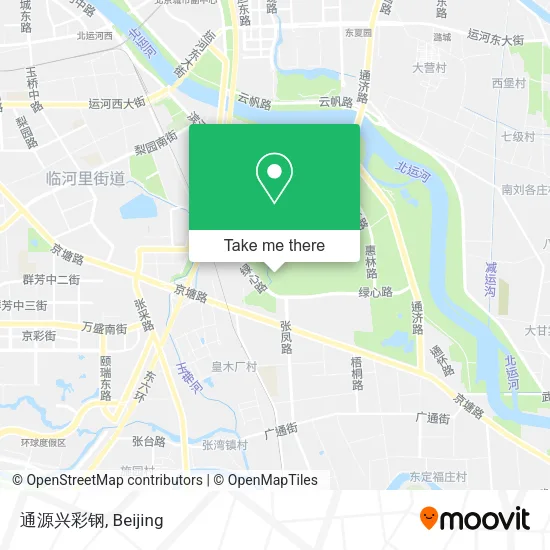 通源兴彩钢 map