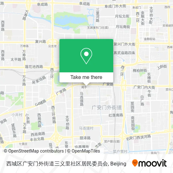西城区广安门外街道三义里社区居民委员会 map