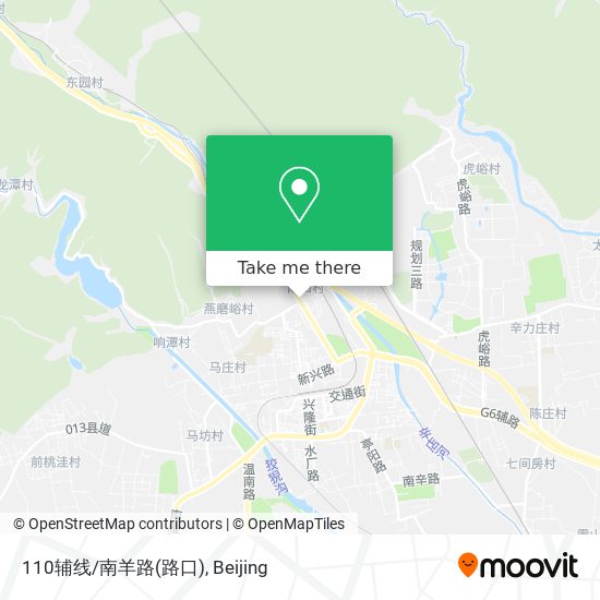 110辅线/南羊路(路口) map