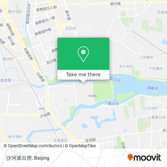 沙河派出所 map