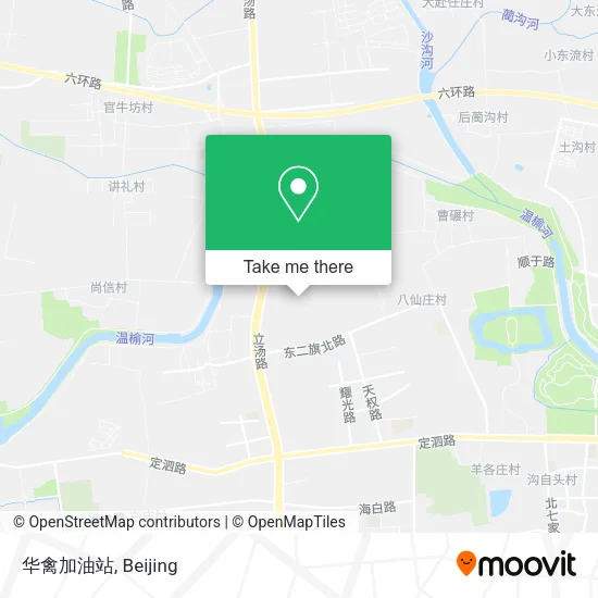 华禽加油站 map