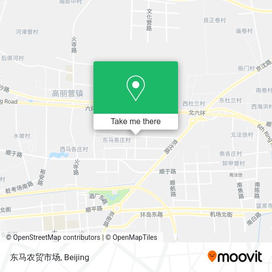 东马农贸市场 map