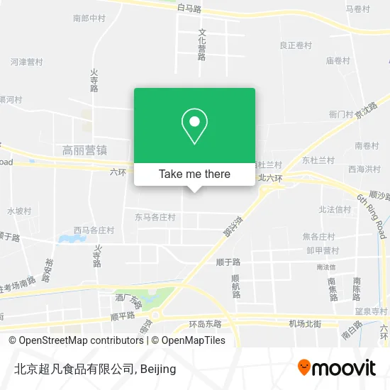 北京超凡食品有限公司 map
