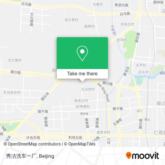 秀洁洗车一厂 map