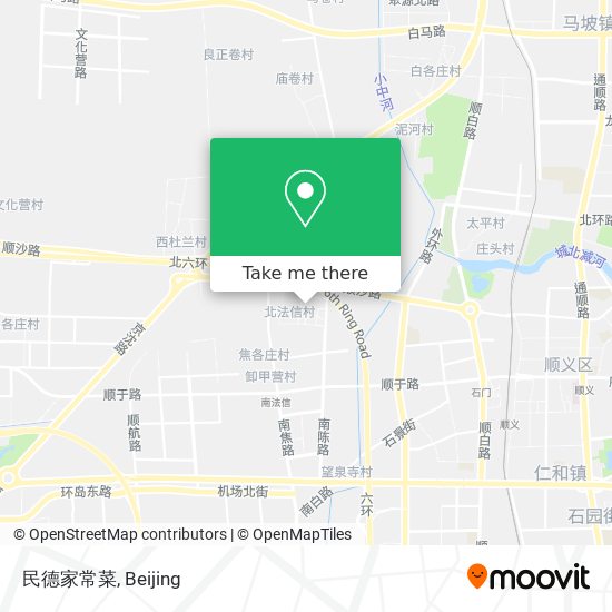 民德家常菜 map