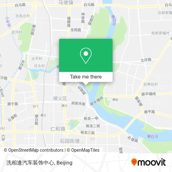 洗相逢汽车装饰中心 map