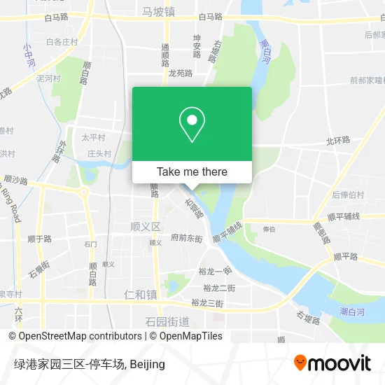 绿港家园三区-停车场 map