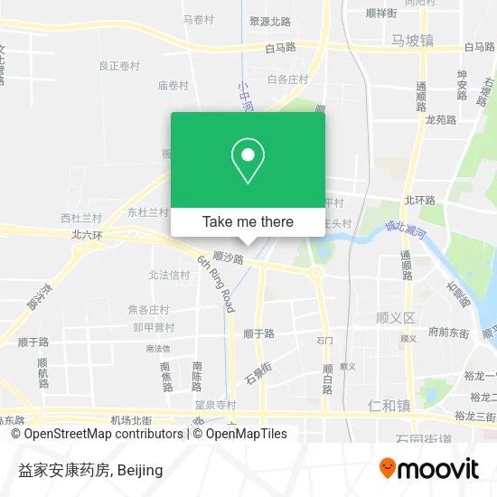益家安康药房 map