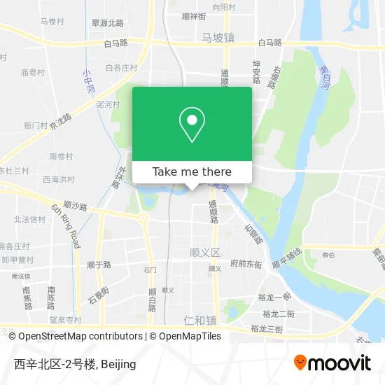 西辛北区-2号楼 map