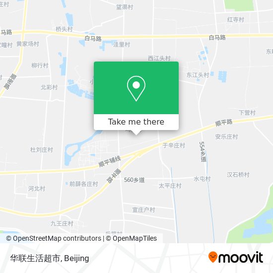 华联生活超市 map