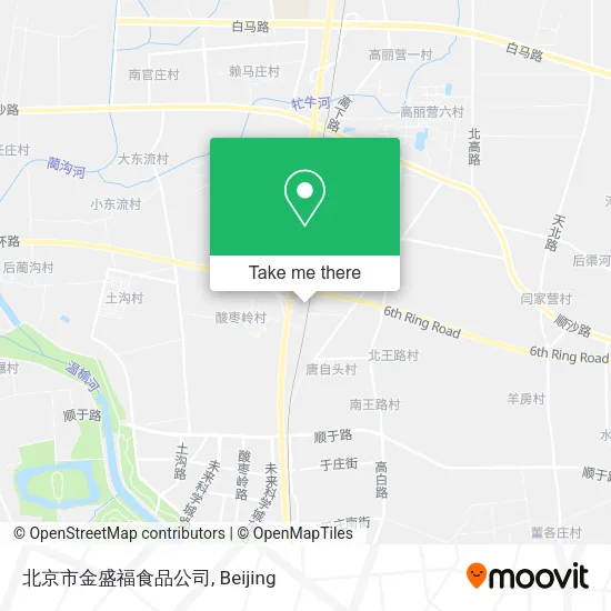北京市金盛福食品公司 map