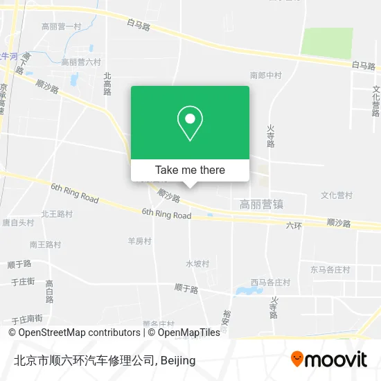 北京市顺六环汽车修理公司 map