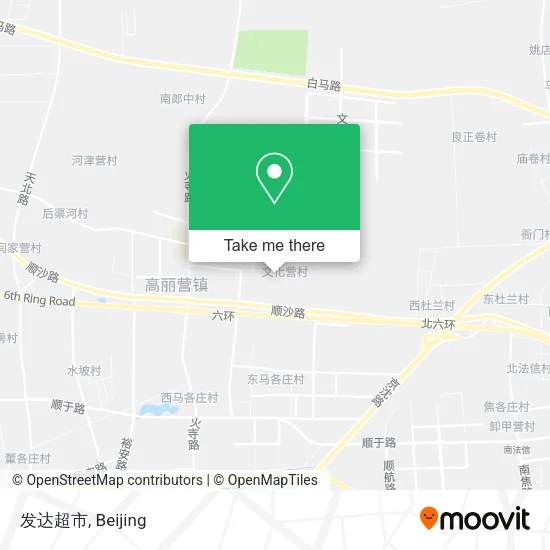 发达超市 map