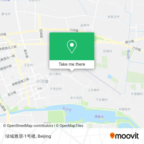 绿城雅居-1号楼 map