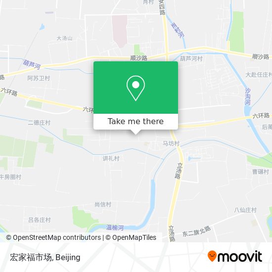 宏家福市场 map