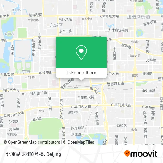 北京站东街8号楼 map