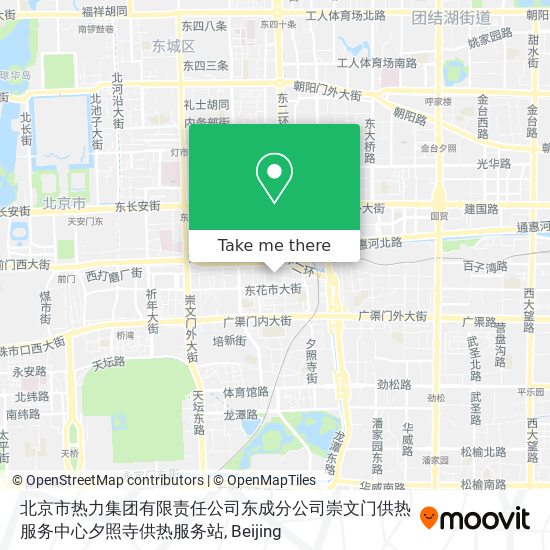 北京市热力集团有限责任公司东成分公司崇文门供热服务中心夕照寺供热服务站 map