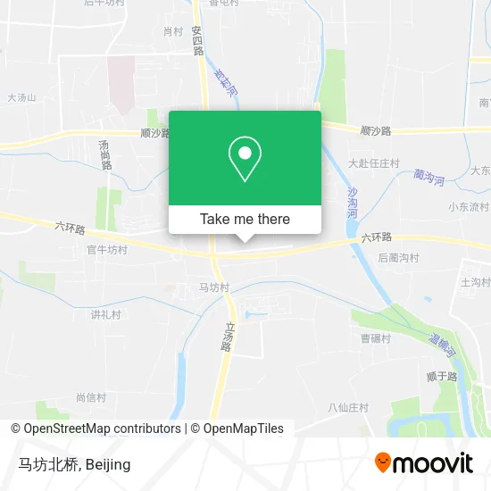 马坊北桥 map
