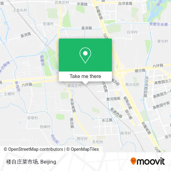 楼自庄菜市场 map