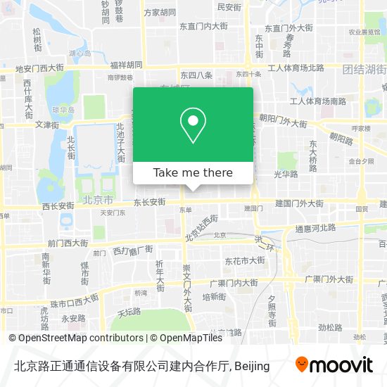 北京路正通通信设备有限公司建内合作厅 map