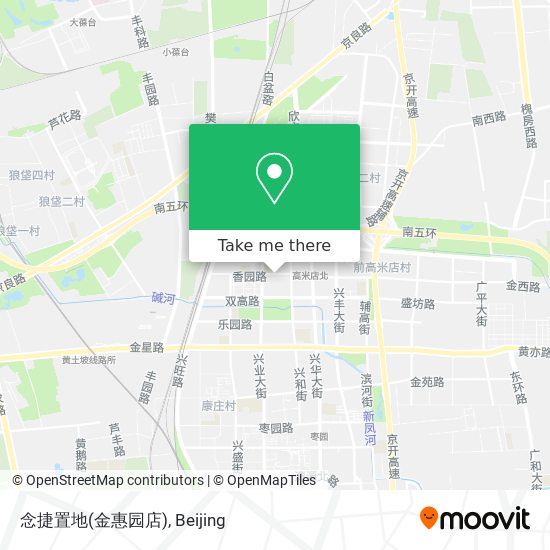 念捷置地(金惠园店) map