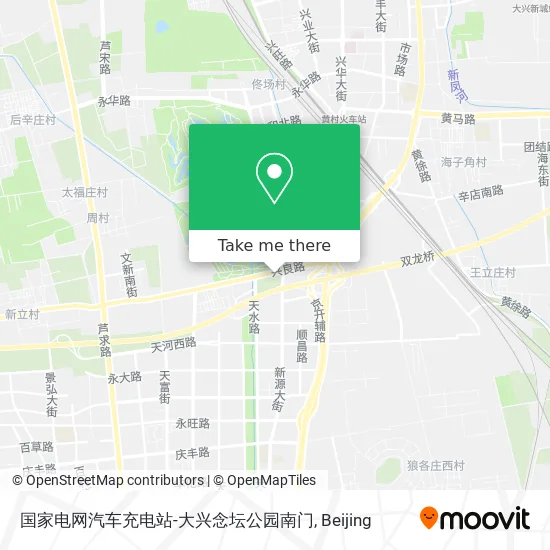 国家电网汽车充电站-大兴念坛公园南门 map