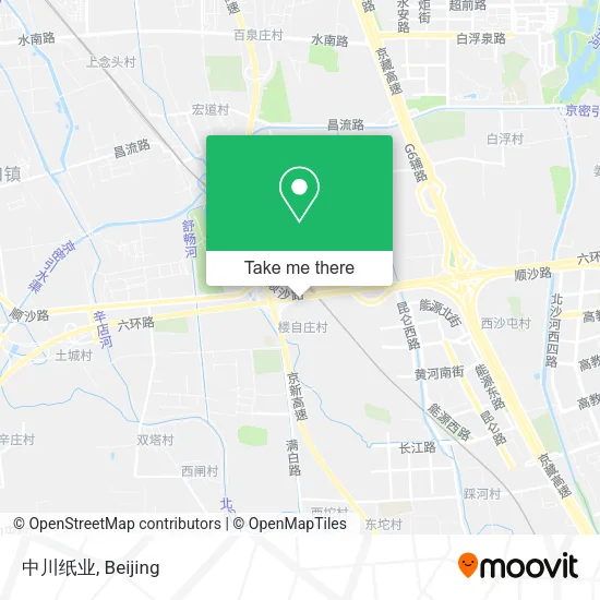 中川纸业 map
