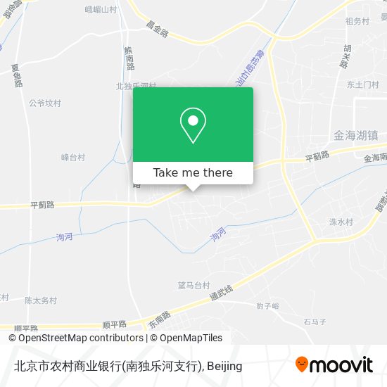 北京市农村商业银行(南独乐河支行) map