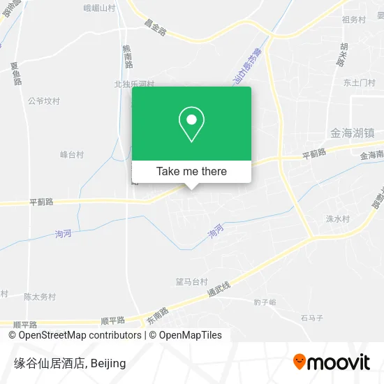 缘谷仙居酒店 map