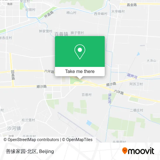 善缘家园-北区 map