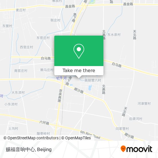 赐福音响中心 map