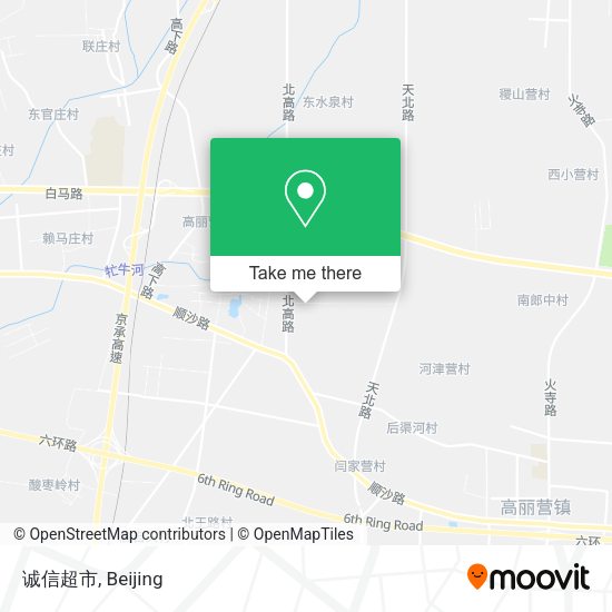 诚信超市 map