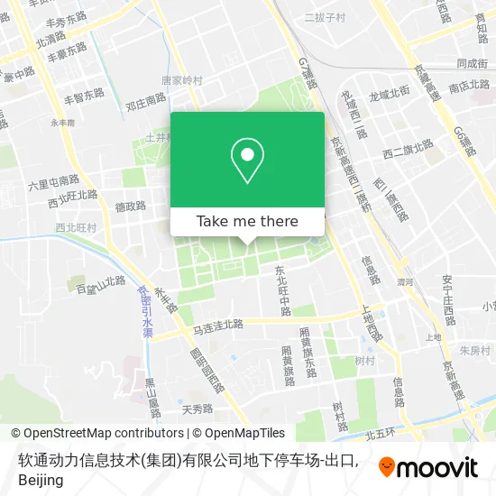 软通动力信息技术(集团)有限公司地下停车场-出口 map
