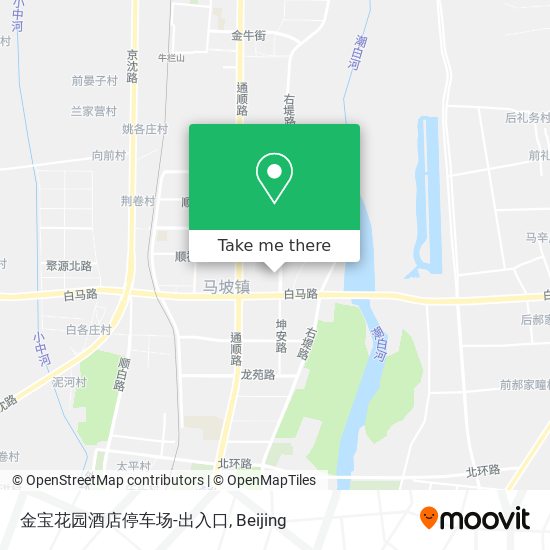 金宝花园酒店停车场-出入口 map