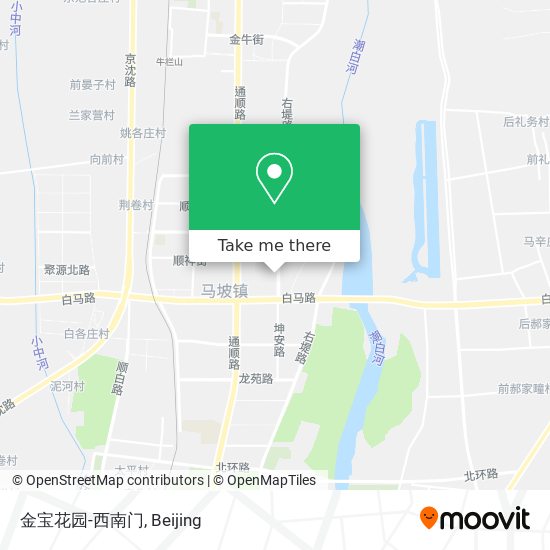 金宝花园-西南门 map