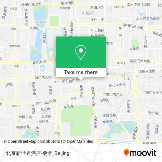 北京新世界酒店-桑拿 map
