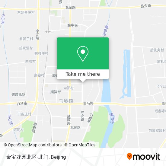 金宝花园北区-北门 map