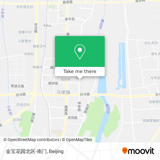金宝花园北区-南门 map