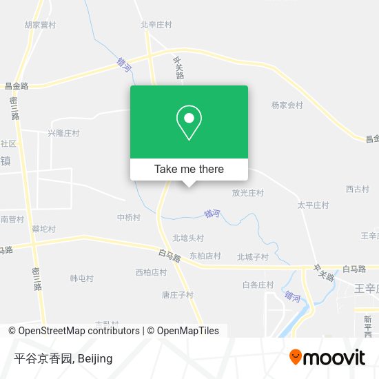 平谷京香园 map