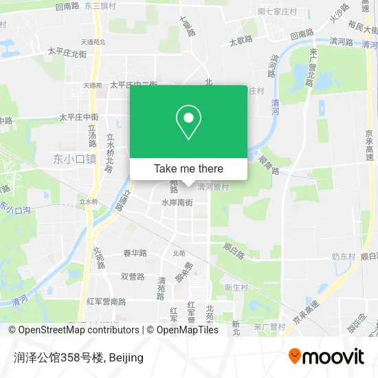 润泽公馆358号楼 map