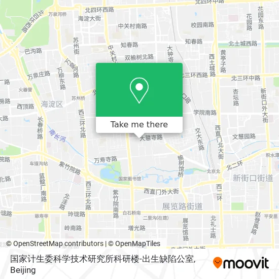 国家计生委科学技术研究所科研楼-出生缺陷公室 map
