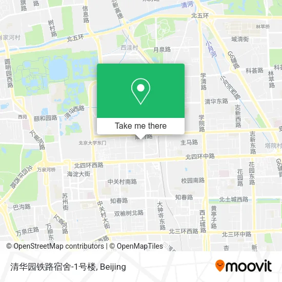 清华园铁路宿舍-1号楼 map